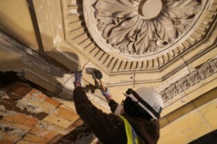Michigan Central Station Construction